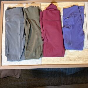 5 pair of Fabletics legging bundle